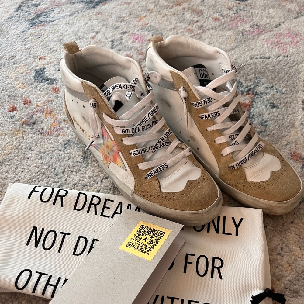 Golden Goose Midstar Sneakers Tie Dye Star